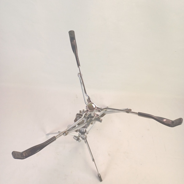 *Ludwig Snare Drum Stand Chrome Vintage 90s + Slingerland-Style Basket