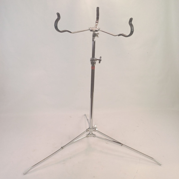 *Ludwig Snare Drum Stand Chrome Vintage 90s Tripod + 60s Atlas Basket Grip Arms