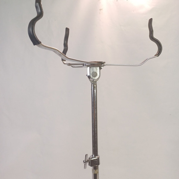 Ludwig WFL Atlas Flat Base#1363 Snare Drum Stand Chrome Vintage Flush Block Logo