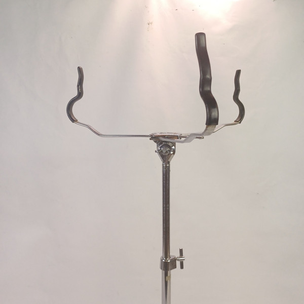 Ludwig WFL Atlas Flat Base#1363 Snare Drum Stand Chrome Vintage Flush Block Logo