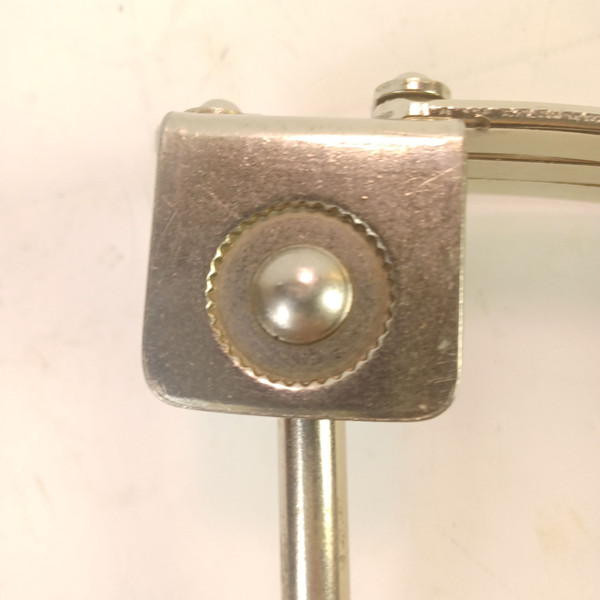 Ludwig #331 Snare Drum Stand Vintage 40s Nickel USA Professional Model Chicago