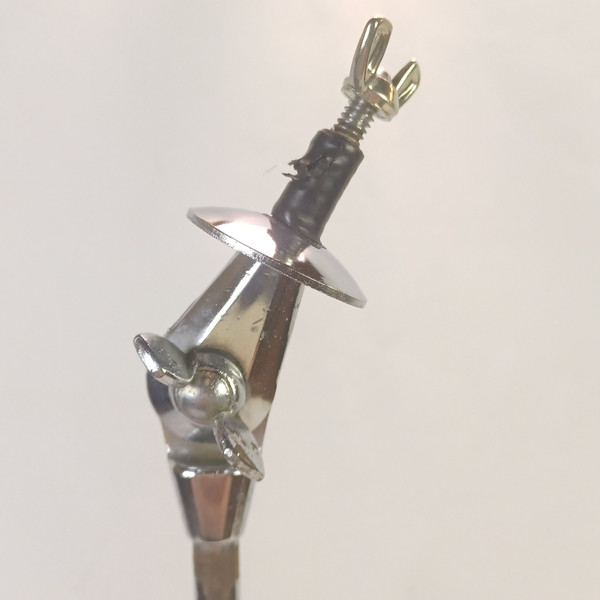 *Ludwig Atlas Cymbal Stand #1400/#1402 Vintage 60-70s Chrome Crash/Ride Classic*