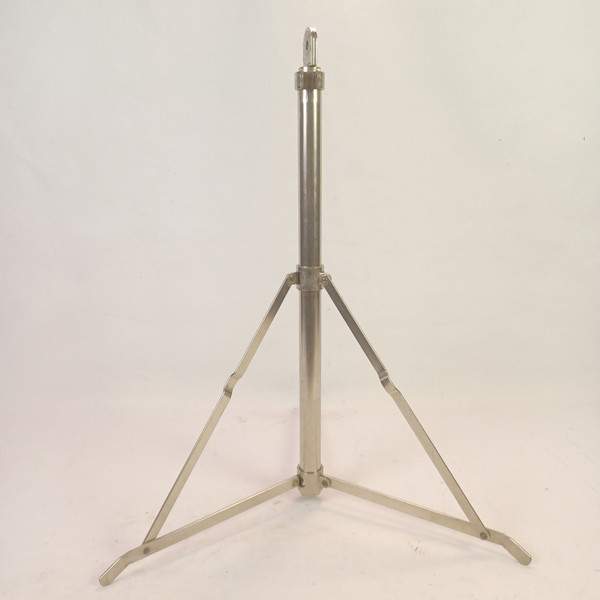 Walberg & Auge Nickel Tripod Base Stand + Center Tube Cymbal/Drum Vintage 50s US