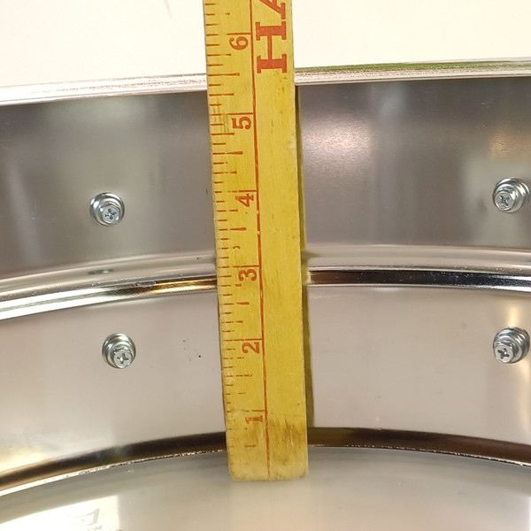 Pearl 5.5x14"Steel Shell Snare Drum 8-Lug Chrome Throw-Off/Butt SS Vintage 2000s