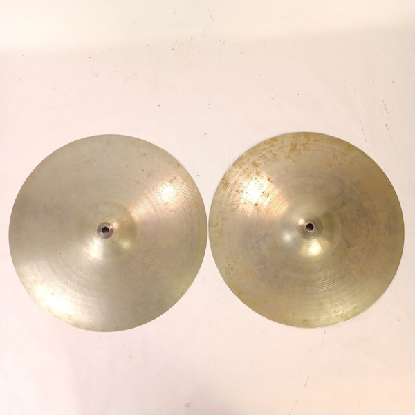 Zyn 14" 872/886g Thin Hi-Hat Cymbals NS12 Vintage 60s Premier Made In England UK