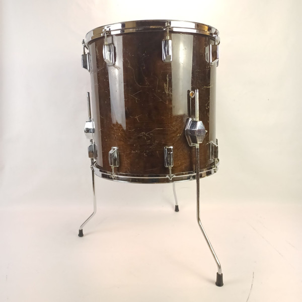 Pearl All Maple 22,13,16" Drum Set "Walnut Lacquer" 8Ply Vintage 70s Bass/2-Toms