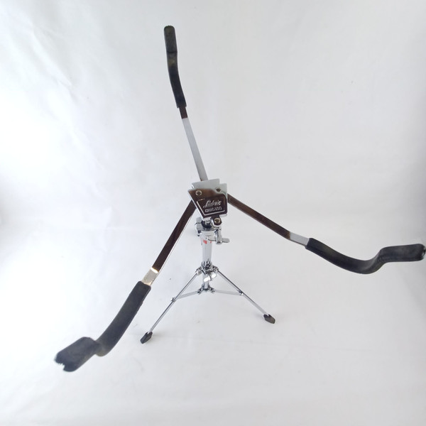 Ludwig Snare Drum Stand#1355 60/90 Atlas Basket Rockers Black/Red Tripod Vintage