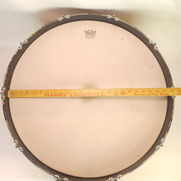 Ludwig 14x24"Gold Sparkle Virgin Bass Drum 6Ply Maple Concert/Marching Kick 10lg
