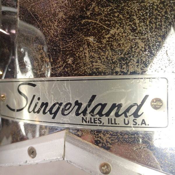 Slingerland 12,14,16"#592 Cut-A-Way Trio Tom Drums COW Chrome-Wood Vintage70s US