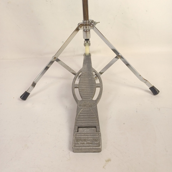 Ludwig Atlas#1123 Hi-Hat Cymbal Stand Chrome Spur-Lok Direct-Pull Block Logo 60s