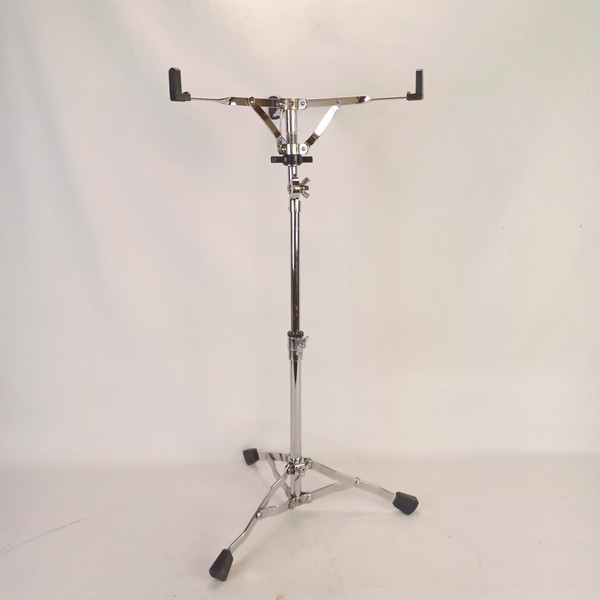 Pearl Snare Drum Stand Single-Braced Tripod + Basket Chrome Plating Vintage 80s