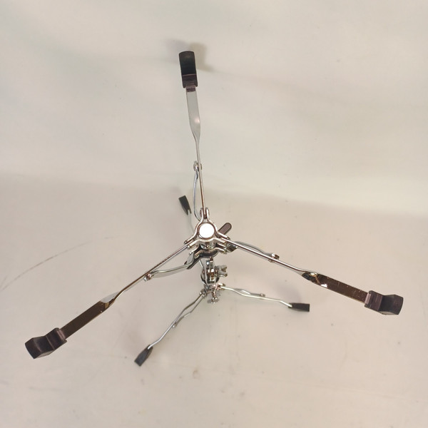 Pearl Snare Drum Stand Single-Braced Tripod + Basket Chrome Plating Vintage 80s