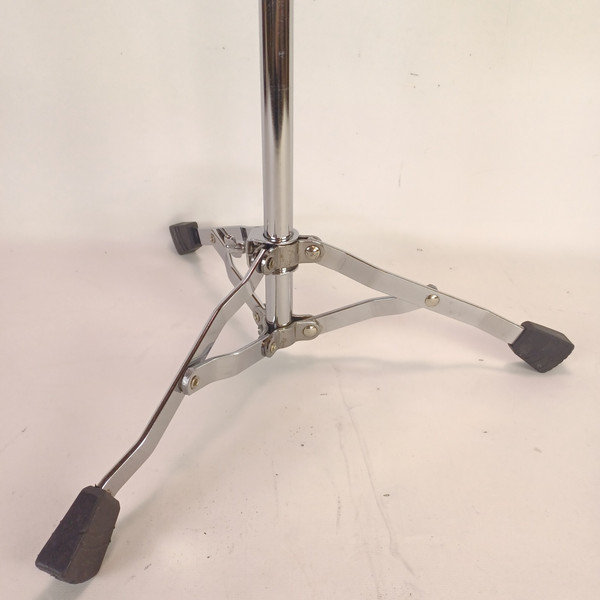 Pearl Snare Drum Stand Single-Braced Tripod + Basket Chrome Plating Vintage 80s