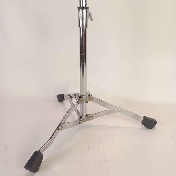 Pearl Snare Drum Stand Single-Braced Tripod + Basket Chrome Plating Vintage 80s
