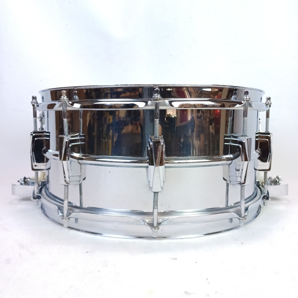 Ludwig 6.5x14"1964 #9268 Super-Sensitive #411 Snare Drum COB Brass Rims Red-Felt