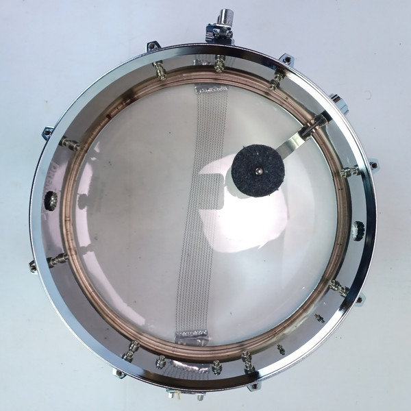 Yamaha 4x13"Piccolo Snare Drum Steel Shell Chrome Triple-Flange Rim 8Lug 010866