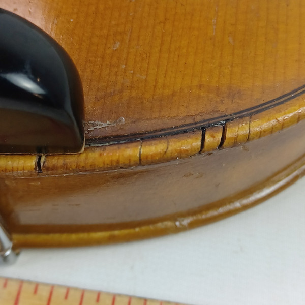 Karl Knilling 1799 4/4 Mittenwald Germany Violin Vintage 50s-60s +Aubert Bridge