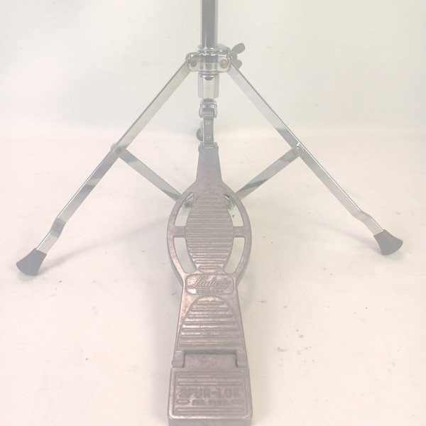 Ludwig Atlas Hi-Hat Cymbal Stand Chrome Spur-Lok Direct-Pull Block Logo 60s#1123