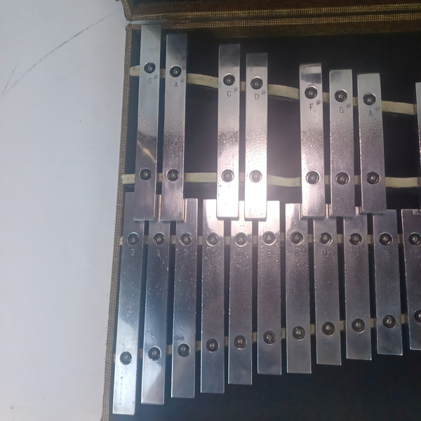 B.F.Kitching&Co 2.5-Octave Orchestra Bells Glockenspiel Steel Xylophone+Case 40s