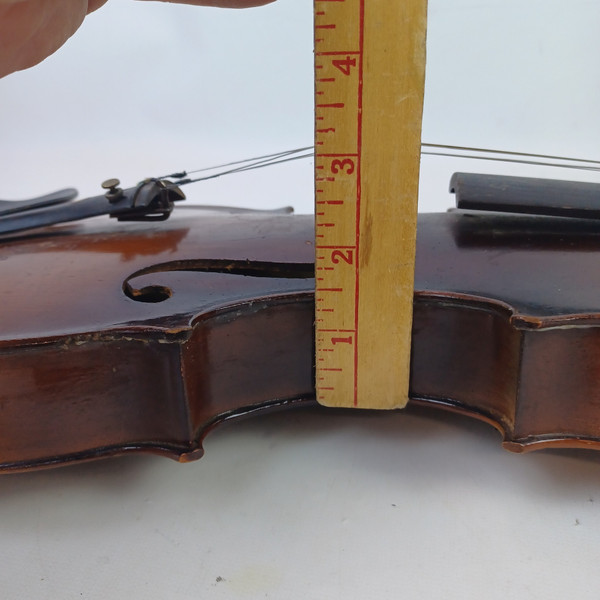 Antwerp the 1st July 1807 Violin 4/4 1-Piece Back +Scherl&Roth Case Vintage 19th