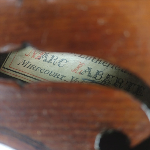 Marc Laberte France 4/4 French Violin 1930s 1-Piece Back