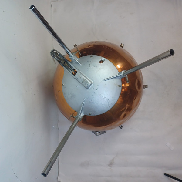 *Ludwig 25" #880 Single Screw Machine Timpani Copper Kettle Drum 3-Legs Portable