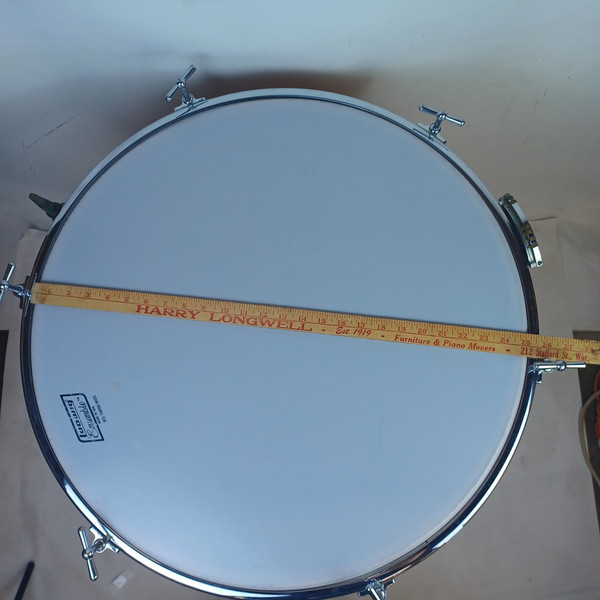 *Ludwig 25" #880 Single Screw Machine Timpani Copper Kettle Drum 3-Legs Portable