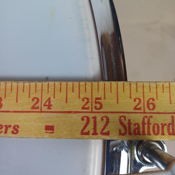 *Ludwig 25" #880 Single Screw Machine Timpani Copper Kettle Drum 3-Legs Portable