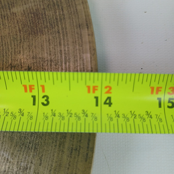 *UFIP 14" 1108g/1120g 60s Hi-Hats Cymbals Set Italy Vintage B20 Bronze Italian