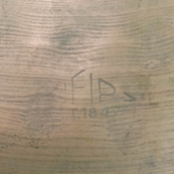 *UFIP 14" 1108g/1120g 60s Hi-Hats Cymbals Set Italy Vintage B20 Bronze Italian