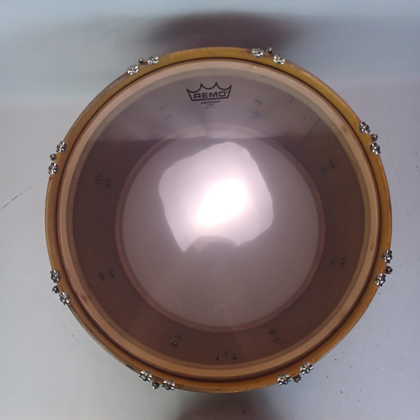 WFL Ludwig 12x17"Tenor Tom Drum Red Lacquer +Natural Maple Wood Hoops Vintage40s