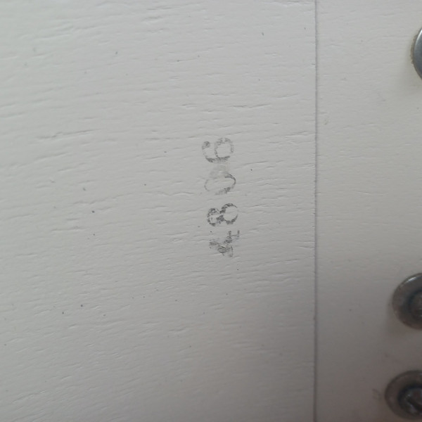 Leedy 8x14"June48 WMP 3Ply Maple/Chrome-Brass Broadway Snare Drum White Marine P