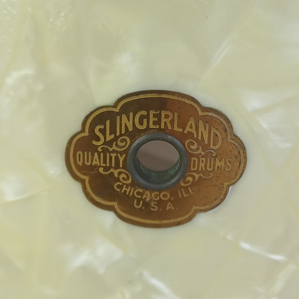 Slingerland 40s WMP 6x14"Radio King 1Ply Solid Maple Snare Drum Cloud Badge USA