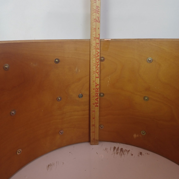 Yamaha 14x22MB822U "QP-6368"Bass Drum 12Lug White Wrap Japan Vintage 80s Marcher