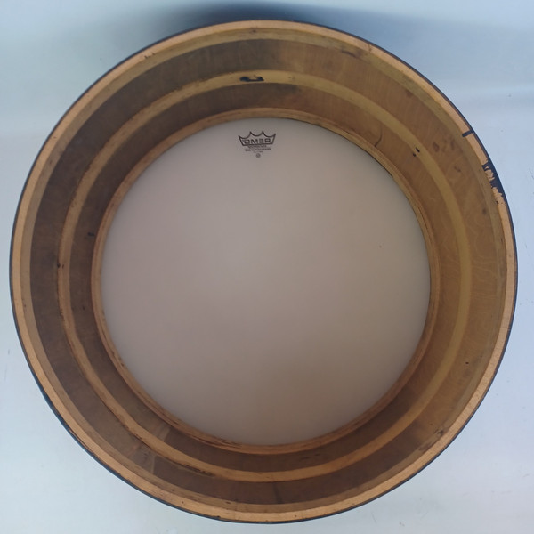 Leedy 12x24"Bass Drum Vintage 30s Elkhart,IN Era Mahogany/Poplar+3 Maple ReRings