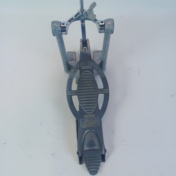 Ludwig Speed King Bass Drum Kick Pedal Vintage60s Twin Spring Chicago +OG Beater