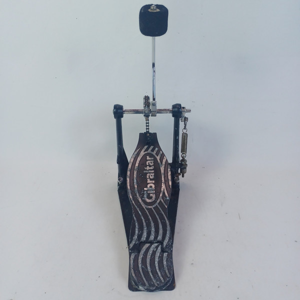 *Gibraltar Chain-Drive Bass Drum Pedal Single-Spring Kick Vintage 90s Solid Base