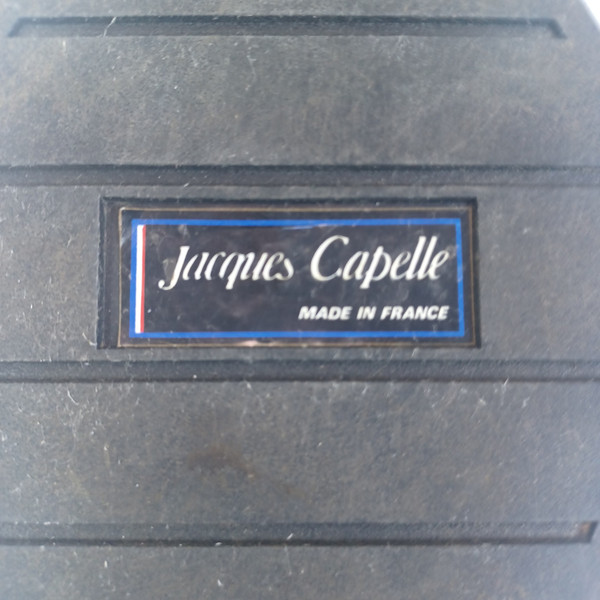 *Jacques Capelle Excalibur Bass Drum Pedal Carbon Fiber Solid Footboard Twin 70s