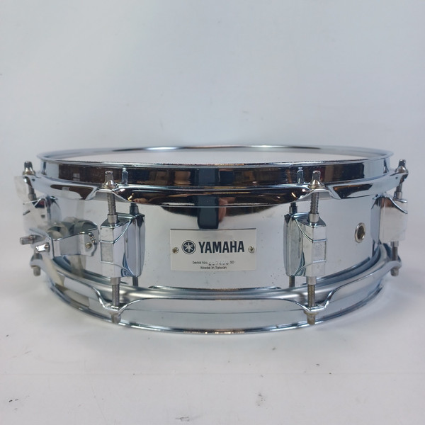 Yamaha 4x13"Steel Shell Piccolo Snare Drum Chrome Triple-Flange Rim 8Lug+Muffler