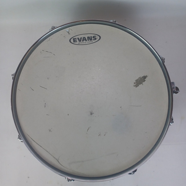 Ludwig Steel Rocker 8Lug Snare Drum 80s 5x14"Vintage Chrome Black/White #814113