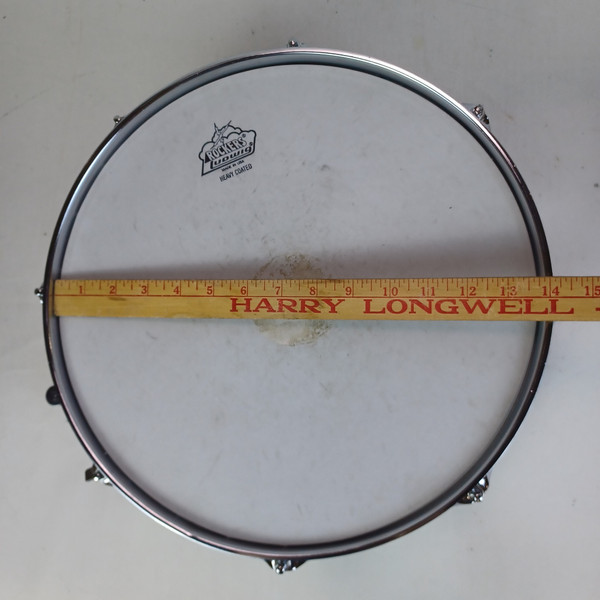 Ludwig Rocker 8Lug Snare Drum#6202064 5x14"Vintage Chrome Over Wood 5Ply Black/W