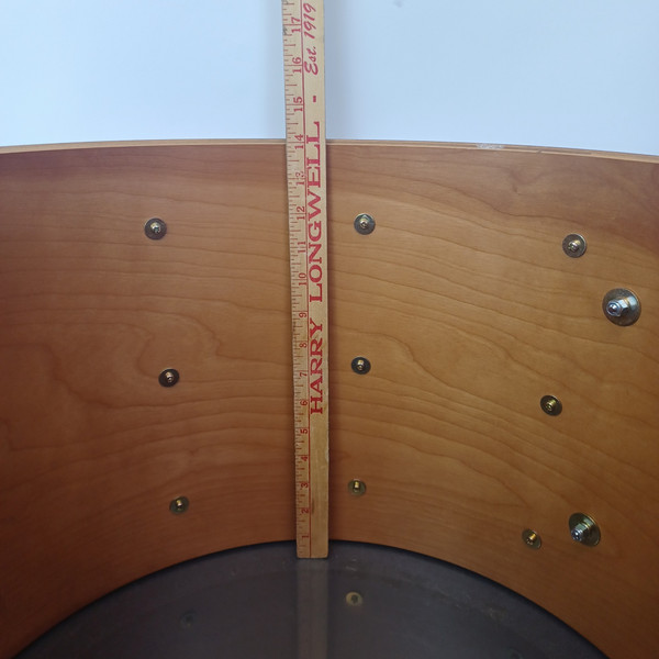 Yamaha 14x20" Field Corps Bass Drum 10-Lug MB820U Piano White Wrap Japan Vintage