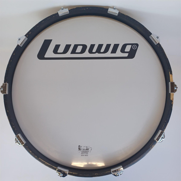 Premier Lite 14x22"Bass Drum 3Ply African Mahogany Vintage Marching/Virgin Shell