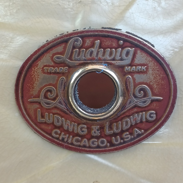 Ludwig 12x16" 30s WMP 3Ply African Mahogany Snare/Tom Drum Marching Vintage