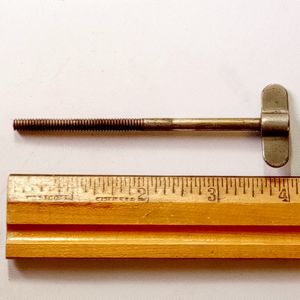 Leedy 10-24tpi 3.5"Walberg & Auge Single-Tension Thumb Rod Snare Drum Vintage10s