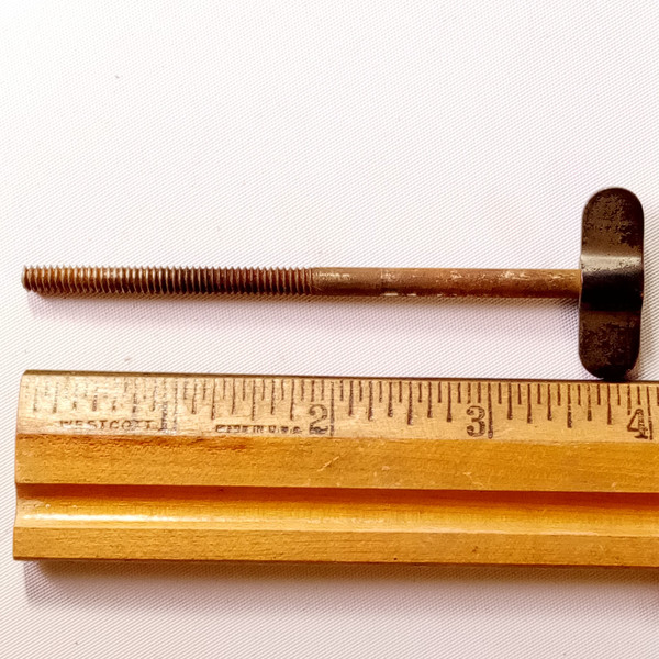 Leedy 3.5"10-24tpi Walberg & Auge Single-Tension Thumb Rod Snare Drum Vintage10s