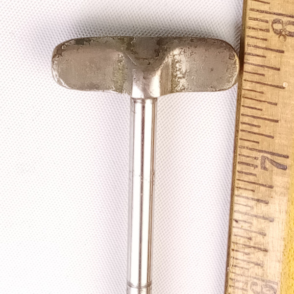 Early American 10-24tpi Nickel 7 3/8" Single-Tension Thumb Rod Snare/Tom Drum US