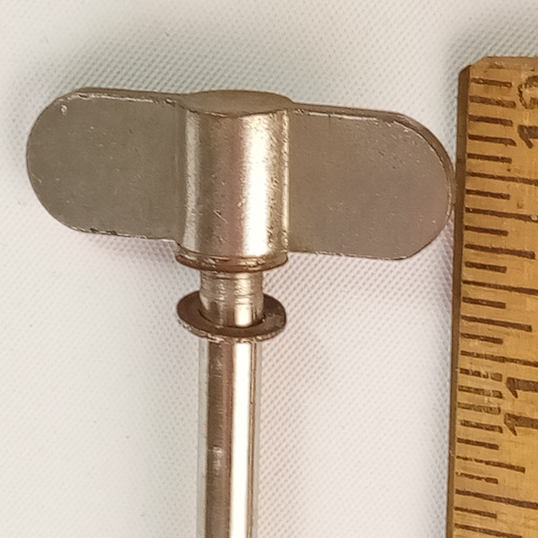 Ludwig 11 1/4" 12-24tpi Bass-Drum Thumb-Tension T-Rod/Screw Vintage Nickel Snare