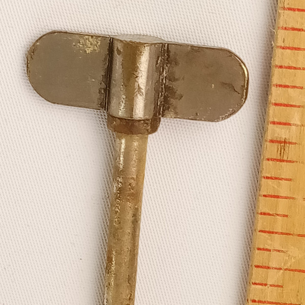 Ludwig 13 3/8" 12-24tpi Bass-Drum Thumb-Tension T-Rod/Screw Nickel Snare/Tom USA