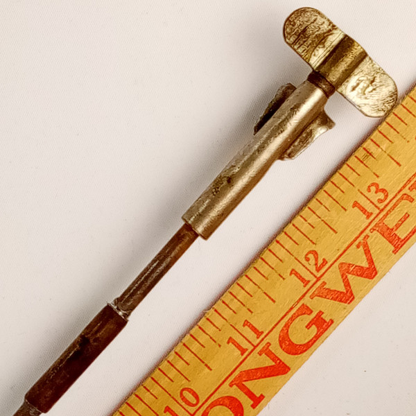 Ludwig 13 3/8" 12-24 tpi Bass-Drum Thumb-Tension T-Rod+Claw Nickel Snare/Tom USA